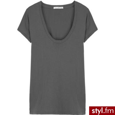 James Perse Cotton jersey T-shirt - Polyvore. Pobrano ze strony: http://www.polyvore.com/james_perse_cotton_jersey_shirt/thing?id=14439360 - Pozostałe Ciuchy Moda