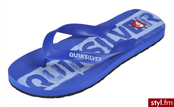 Quiksilver Japonki Qs Blbs Odcienie niebieskiego - Klapki Buty Moda