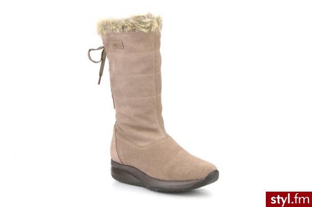 Geox PÓŁBUTY I BOTKI D ENERGY WALK ST D BY (BEŻOWY) (Beżowy) - Botki Buty Moda