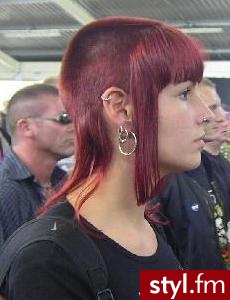 Punk Rock Alternatywne Średnie Fryzury