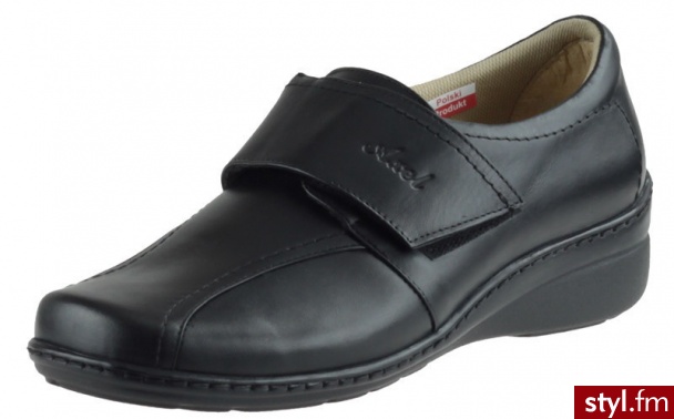 Axel Półbuty 1140 Czarne - Półbuty Buty Moda