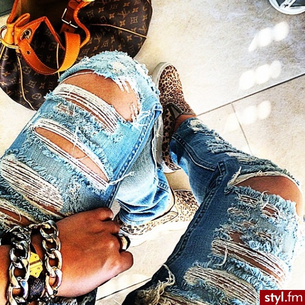 Jeansy Spodnie Moda