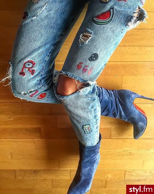 Jeansy Spodnie Moda