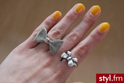 Pierścionki - Pozostałe Dodatki Moda