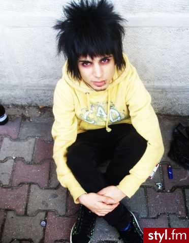 EMO Alternatywne Średnie Fryzury
