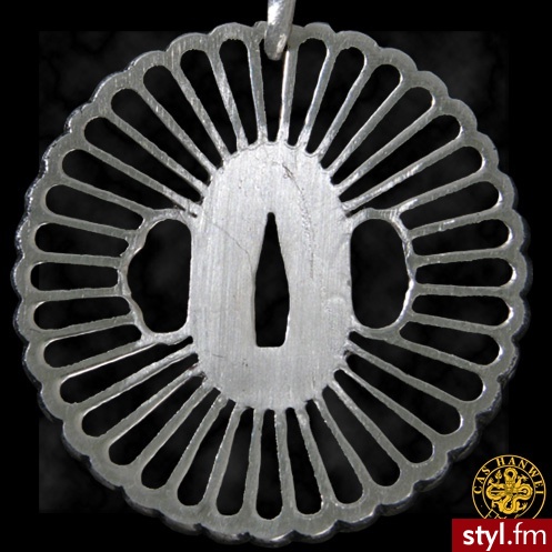 Hanwei Wisiorek Hanwei Wheel Tsuba Pendant (OH3034S) - Wisiorki Biżuteria Moda