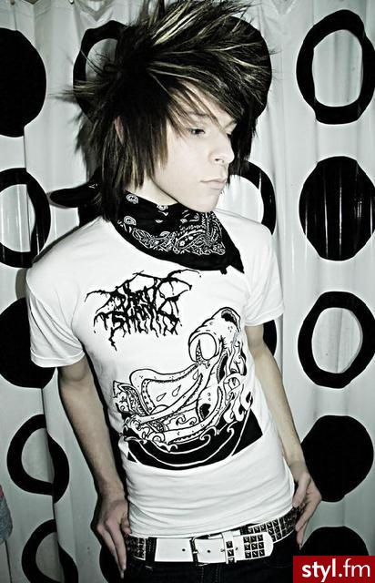 EMO Alternatywne Średnie Fryzury