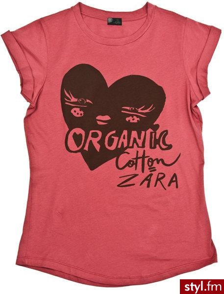 T-shirt ZARA w cenie 49,90 zł w sklepach w całej Polsce ;) - Pozostałe Ciuchy Moda