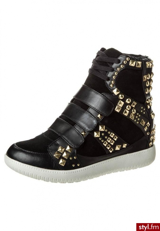 Truth or Dare by Madonna DAFFERN Botki na koturnie czarny - Botki Buty Moda