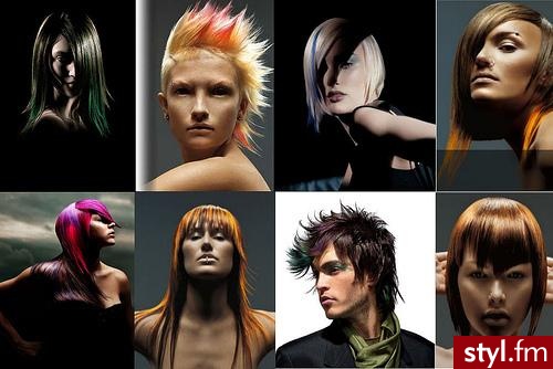 Punk Rock Alternatywne Średnie Fryzury