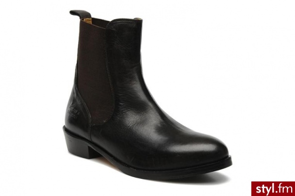 ''Melvin &amp; Hamilton PÓŁBUTY I BOTKI EMMA 1 BY MELVIN &AMP; HAMILTON (Brązowy)'' - Botki Buty Moda