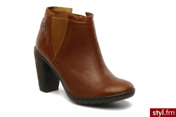 P-L-D-M By Palladium PÓŁBUTY I BOTKI HANOI BY P-L-D-M BY PALLADIUM (Brązowy) - Botki Buty Moda