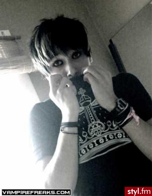 EMO Alternatywne Średnie Fryzury