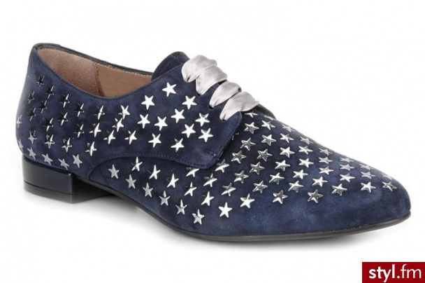 Georgia Rose BUTY SZNUROWANE PRUNE BY GEORGIA ROSE (Niebieski) NIEBIESKI JAZZÓWKI - Pozostałe Buty Moda