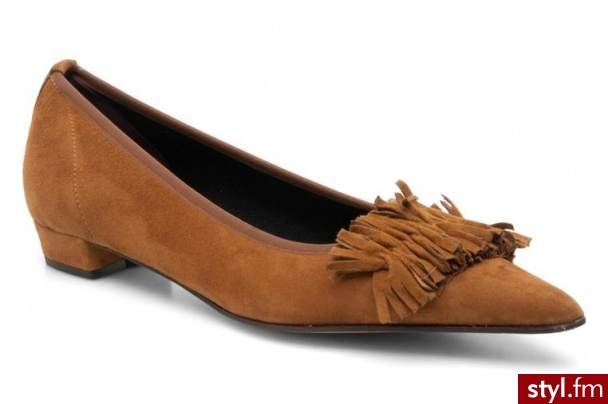 Elizabeth Stuart BALERINKI XIRYSA BY ELIZABETH STUART (Brązowy) - Balerinki Buty Moda