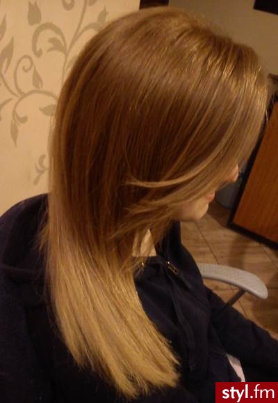 Blond Rozpuszczone Proste Na co dzień Długie Fryzury