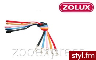 zolux Smycz Mac Leather 10mm/dł.1,2m kolor czerwony - Psy Zwierzaki
