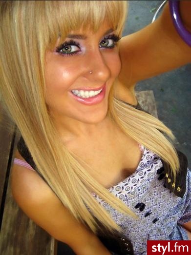 Blond Rozpuszczone Proste Na co dzień Długie Fryzury