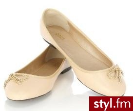 OASIS Bow Ballerina Pumps - Balerinki Buty Moda
