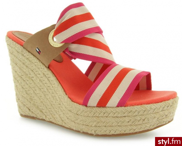 Tommy Hilfiger ESTELLE 10 BRIGHT PINK - Klapki Buty Moda