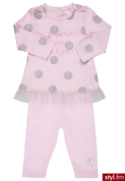 3 Pommes Legginsy różowy - Leginsy Spodnie Moda