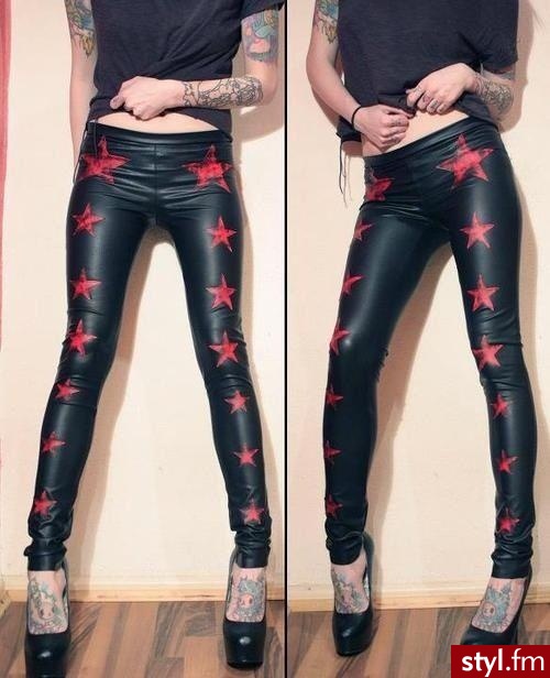 Leginsy Spodnie Moda