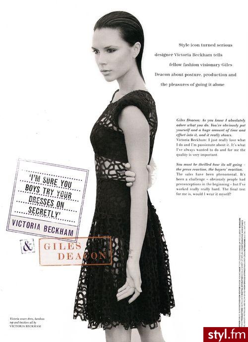 Victoria Beckham dla Love Magazine. Victoria Beckham dla Love Magazine - Pozostałe Ciuchy Moda