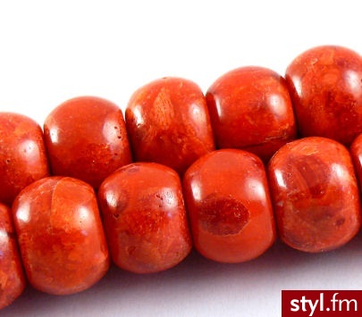 Koral Naturalny Oponki 16/12mm - Korale Biżuteria Moda