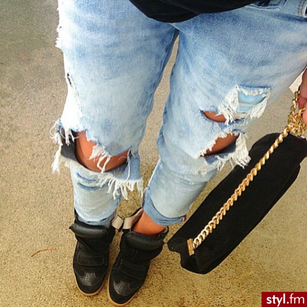 Jeansy Spodnie Moda