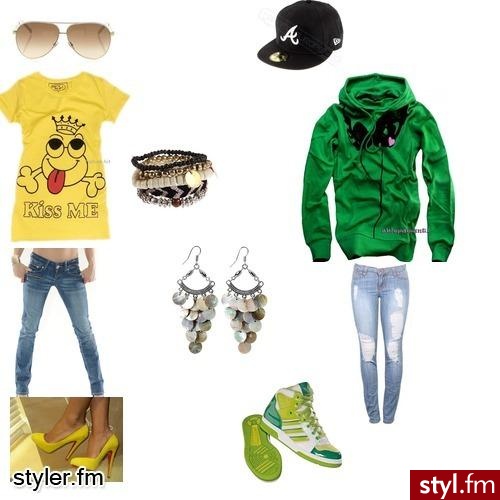 Żółty i zielony zestaw! ;D - Styler