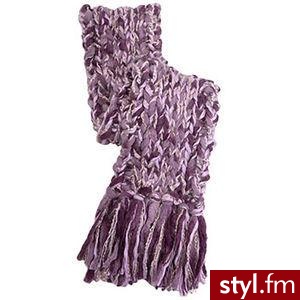 Fioletowy,zimowy szalik:) Idealny na bardzo mroźne dni:) - Gadżety Inne Moda