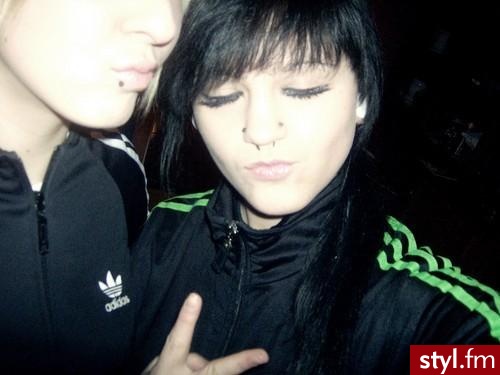 EMO Alternatywne Średnie Fryzury