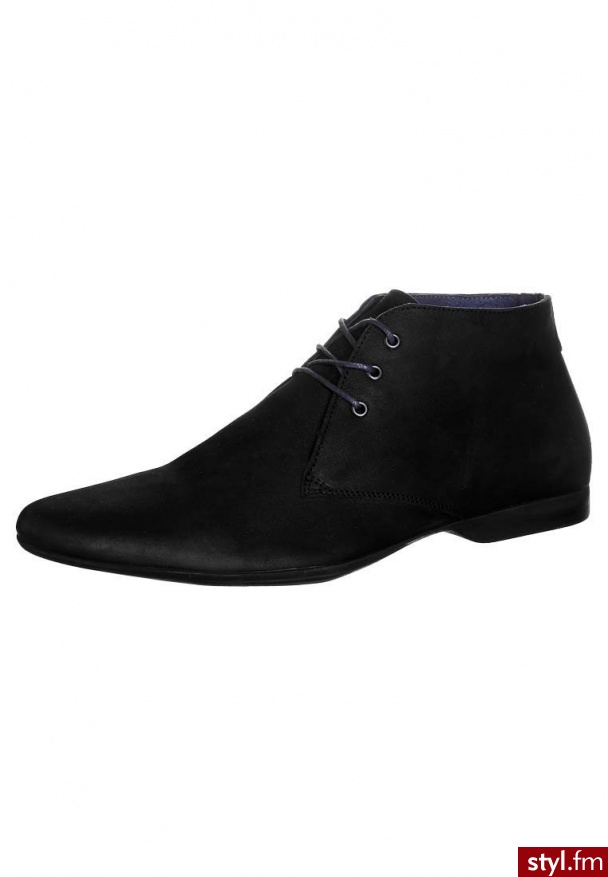 zign Botki sznurowane czarny (1210-003-3) - Botki Buty Moda