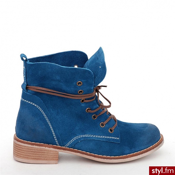 Venezia BOTKI SZNUROWANE ELBA2256 AVIO - Botki Buty Moda