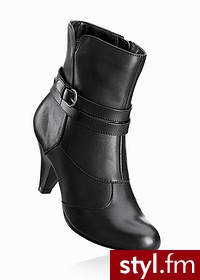 Bonprix Botki skórzane 975007_23102 - Botki Buty Moda