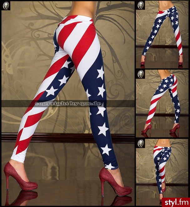 Leginsy Spodnie Moda