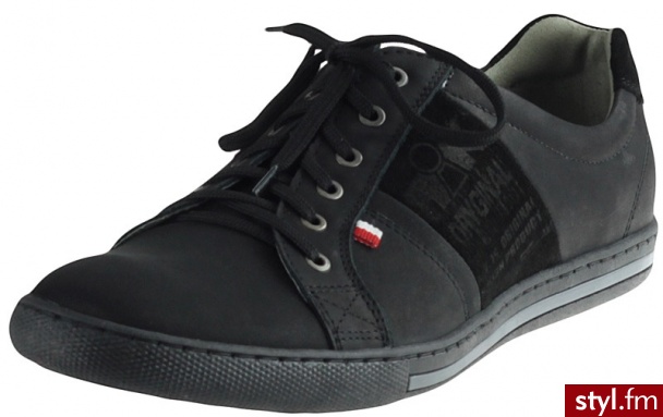 NIK Półbuty 03-0285 Czarne - Półbuty Buty Moda
