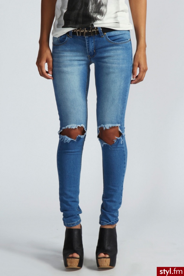 Jeansy Spodnie Moda