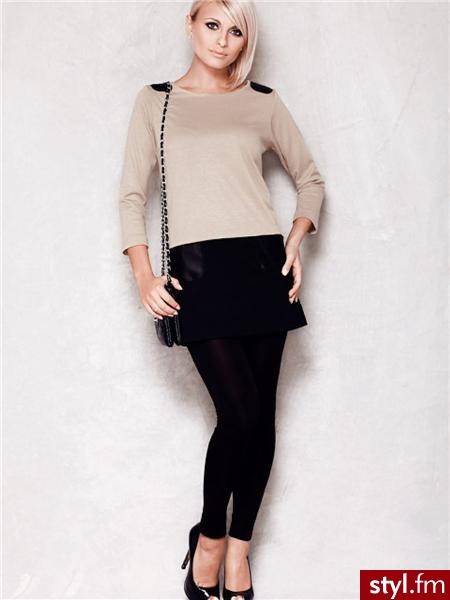 Tunika Model M016 Beige Odcienie beżu i brązu - Tuniki Ciuchy Moda