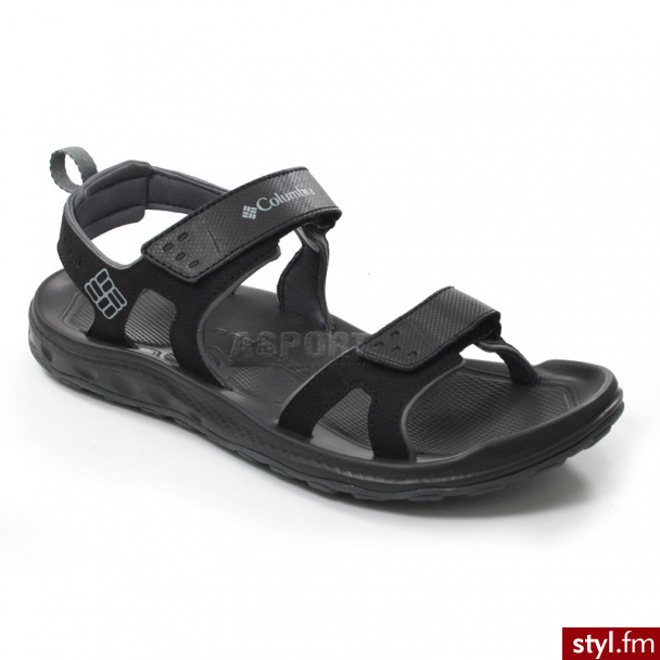 COLUMBIA SANDAŁY 8482 (BM4404-010) Czarny Sandały - Sandały Buty Moda