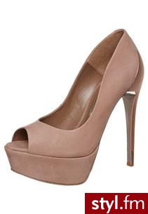 Buffalo Szpilki Peep Toe różowy (24363X-1022) - Szpilki Buty Moda