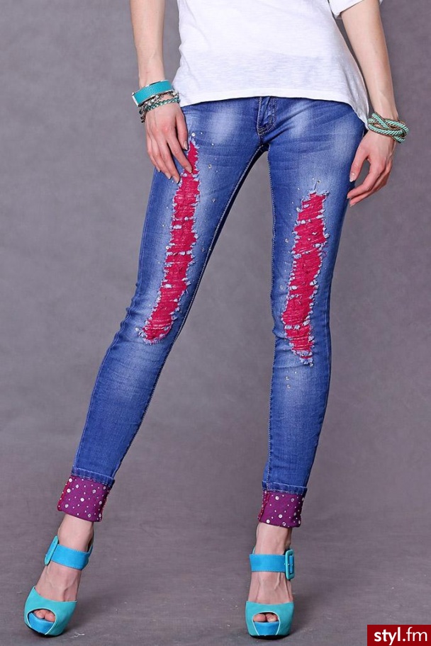 Jeansy Spodnie Moda