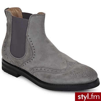 Fabi Buty  Saints Vermy Pietra Kozaki Odcienie szarości i srebra - Kozaki Buty Moda