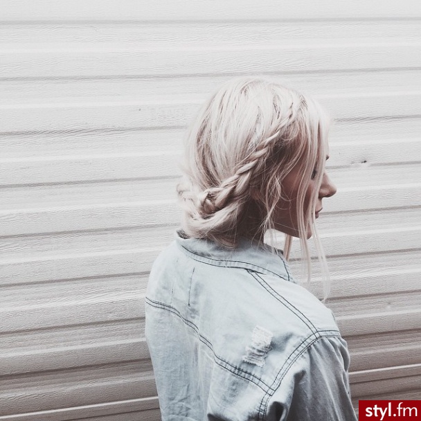 Blond Warkocze Proste Na co dzień Długie Fryzury