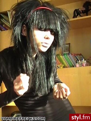 EMO Alternatywne Średnie Fryzury