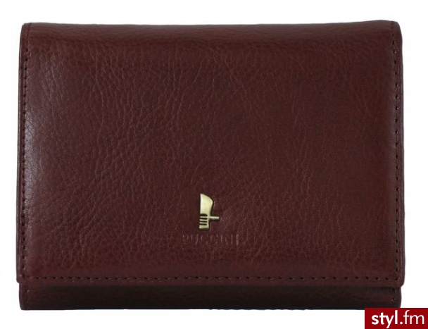Puccini Portfel czarny damski Master Piece P-1709 czarny - Paski Dodatki Moda