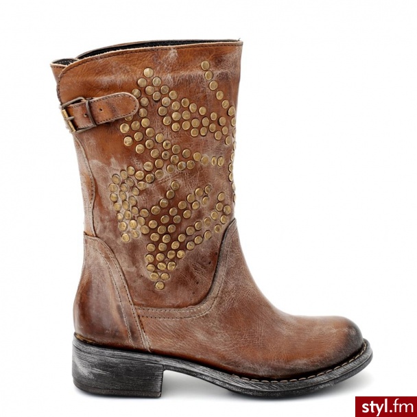 Venezia BOTKI 194 OLD CUOIO - Botki Buty Moda