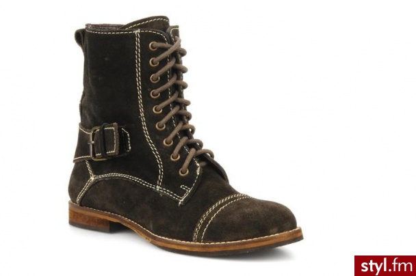 Arian PÓŁBUTY I BOTKI BARBARA BY ARIAN (Brązowy) - Botki Buty Moda