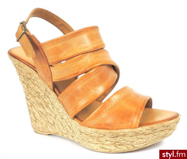 Lankars Sandały na koturnie 2340245D - Koturny Buty Moda