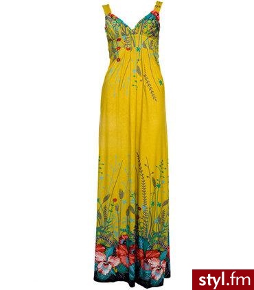 Ethical Floral Low Cut Maxi Dress. http://www.desireclothing.co.uk - Pozostałe Ciuchy Moda